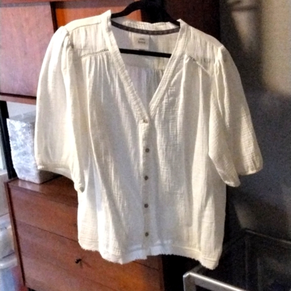 White bohemian blouse